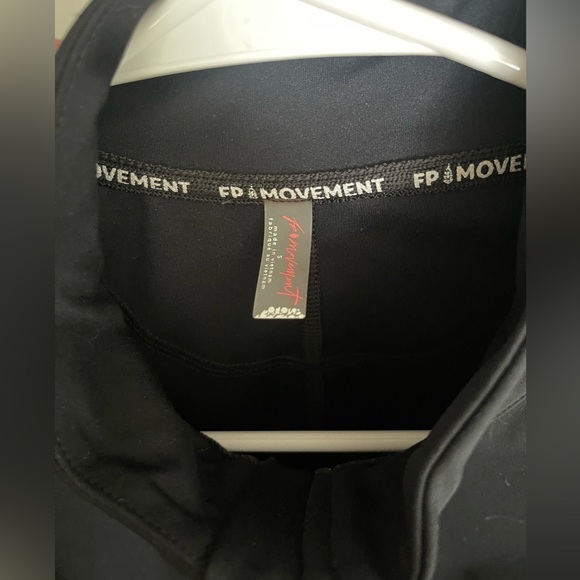 NWT Free People Movement Quarter Zip Black Jacket - Picture 3 of 4